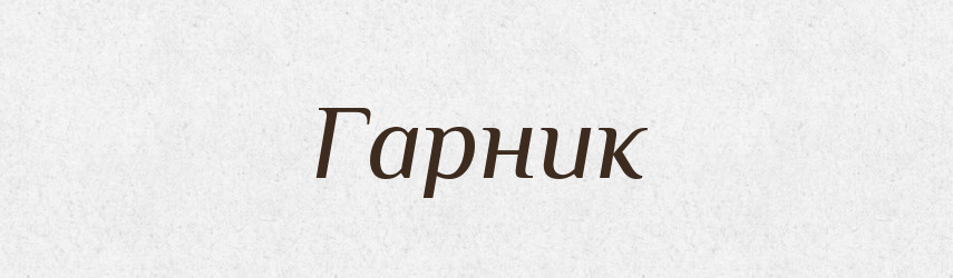 Гарник — Російсько-український академічний словник (А–П)