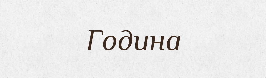 Година — Російсько-український академічний словник (А–П)