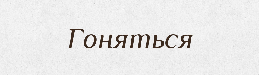 Гоняться — Російсько-український академічний словник (А–П)