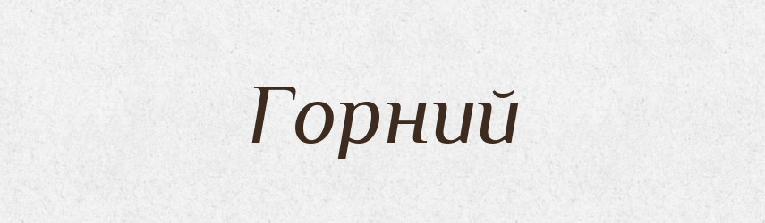 Горний — Російсько-український академічний словник (А–П)