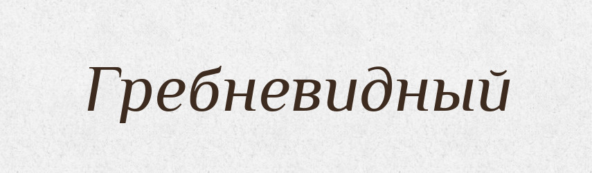 Гребневидный — Російсько-український академічний словник (А–П)