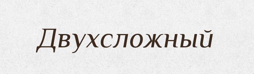 Двухсложный — Російсько-український академічний словник (А–П)