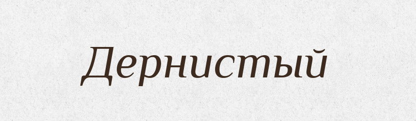 Дернистый — Російсько-український академічний словник (А–П)