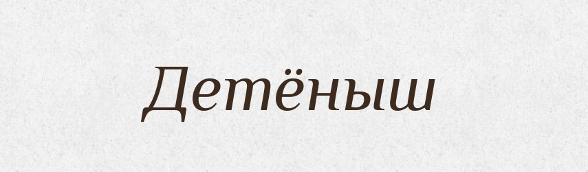 Детёныш — Російсько-український академічний словник (А–П)