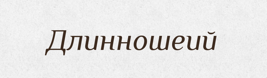 Длинношеий — Російсько-український академічний словник (А–П)