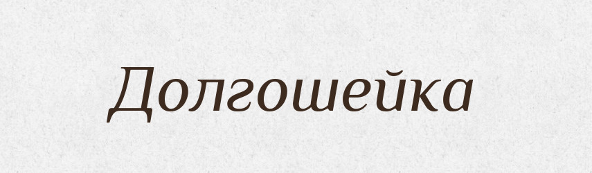 Долгошейка — Російсько-український академічний словник (А–П)