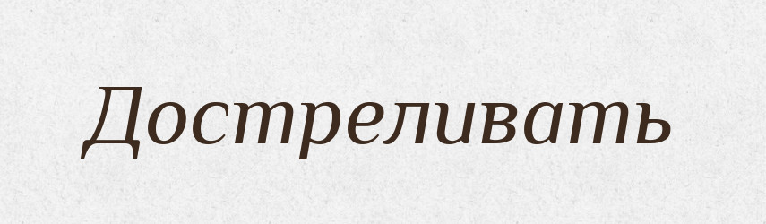 Достреливать — Російсько-український академічний словник (А–П)