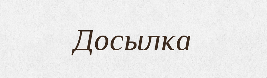 Досылка — Російсько-український академічний словник (А–П)