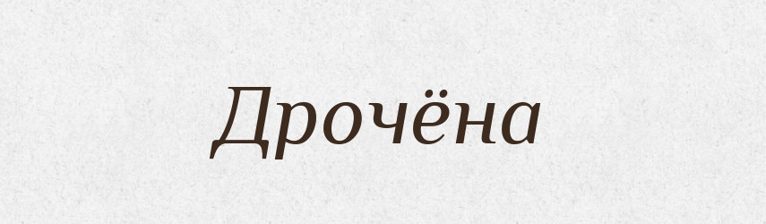 Дрочёна — Російсько-український академічний словник (А–П)