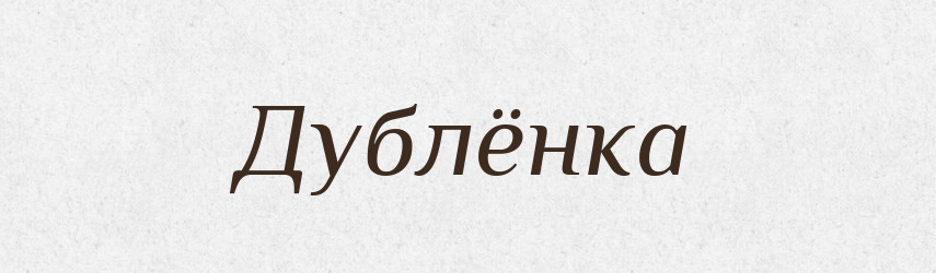 Дублёнка — Російсько-український академічний словник (А–П)