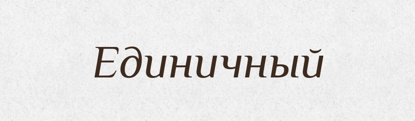 Единичный — Російсько-український академічний словник (А–П)