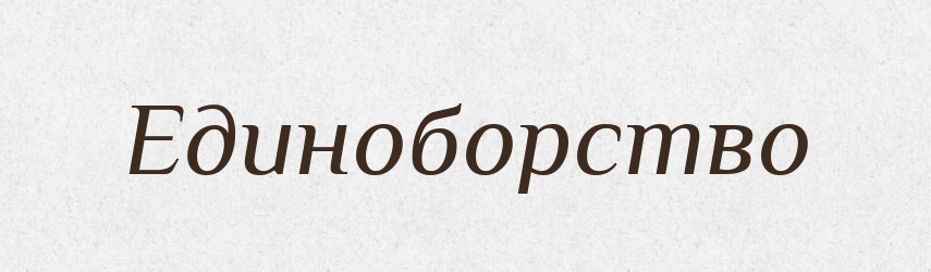 Единоборство — Російсько-український академічний словник (А–П)