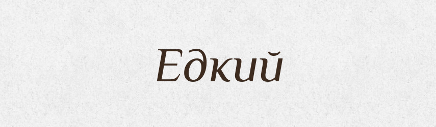 Едкий — Російсько-український академічний словник (А–П)