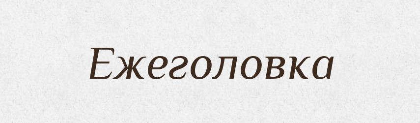 Ежеголовка — Російсько-український академічний словник (А–П)