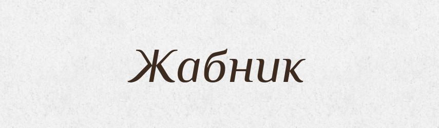 Жабник — Російсько-український академічний словник (А–П)
