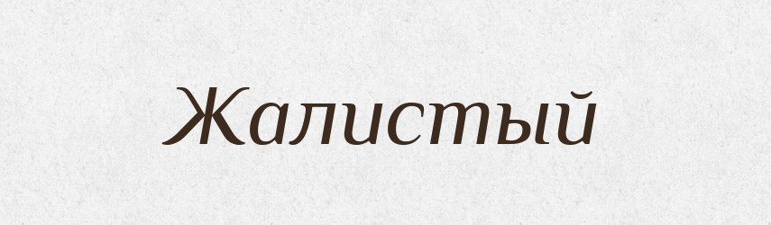 Жалистый — Російсько-український академічний словник (А–П)