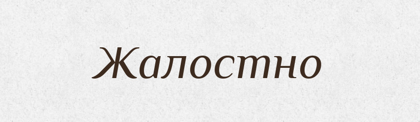Жалостно — Російсько-український академічний словник (А–П)
