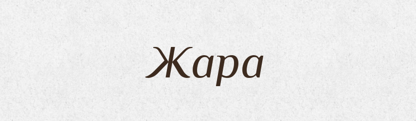 Жара — Російсько-український академічний словник (А–П)