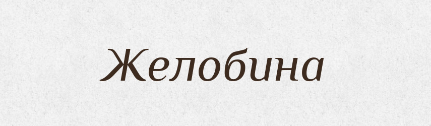 Желобина — Російсько-український академічний словник (А–П)