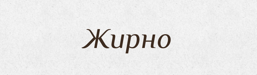 Жирно — Російсько-український академічний словник (А–П)