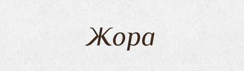 Жора — Російсько-український академічний словник (А–П)