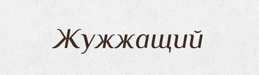 Жужжащий — Російсько-український академічний словник (А–П)