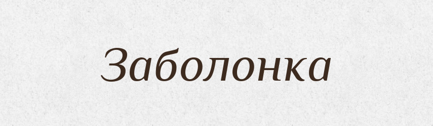 Заболонка — Російсько-український академічний словник (А–П)
