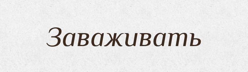 Заваживать — Російсько-український академічний словник (А–П)