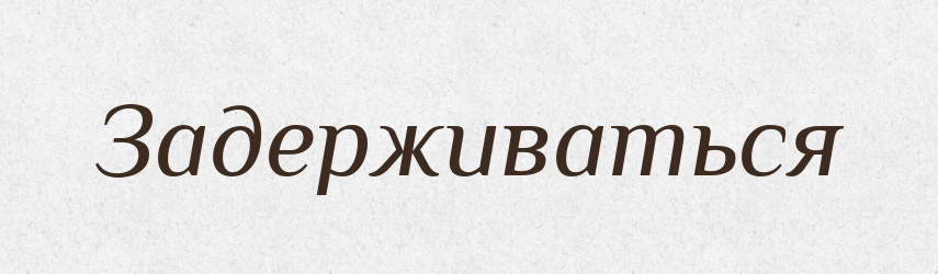 Задерживаться — Російсько-український академічний словник (А–П)