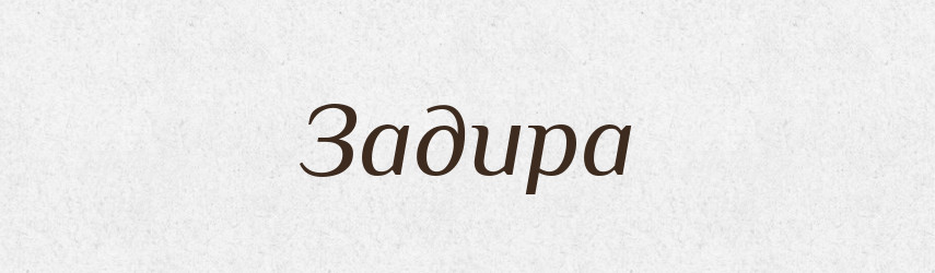 Задира — Російсько-український академічний словник (А–П)