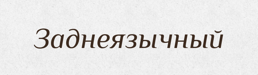 Заднеязычный — Російсько-український академічний словник (А–П)