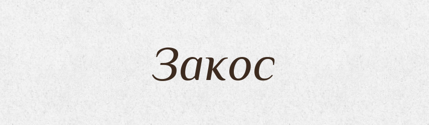 Закос — Російсько-український академічний словник (А–П)