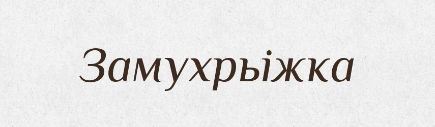 Замухрьіжка — Російсько-український академічний словник (А–П)