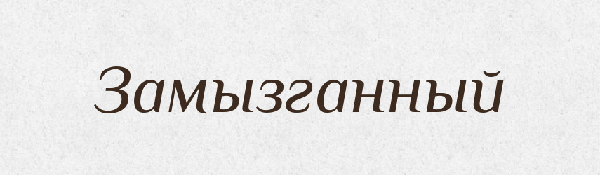 Замызганный — Російсько-український академічний словник (А–П)