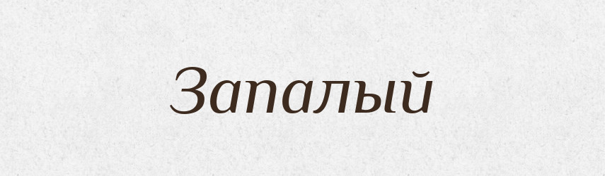 Запалый — Російсько-український академічний словник (А–П)