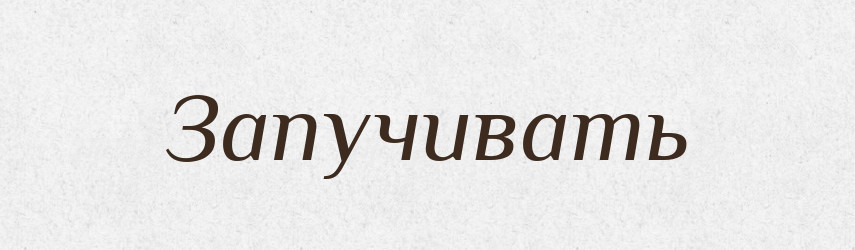 Запучивать — Російсько-український академічний словник (А–П)