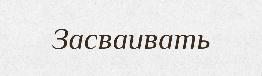 Засваивать — Російсько-український академічний словник (А–П)