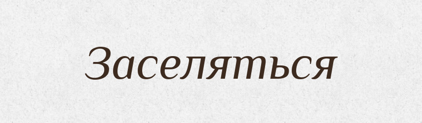 Заселяться — Російсько-український академічний словник (А–П)