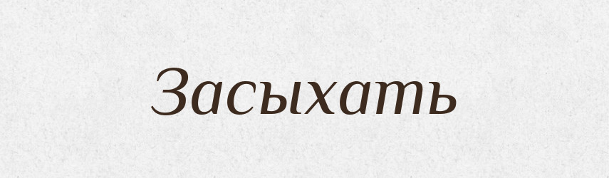 Засыхать — Російсько-український академічний словник (А–П)