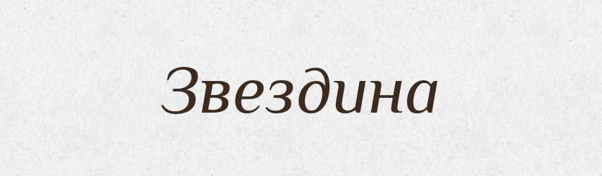 Звездина — Російсько-український академічний словник (А–П)