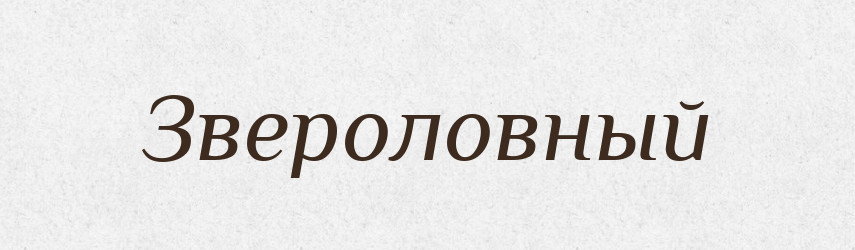 Звероловный — Російсько-український академічний словник (А–П)