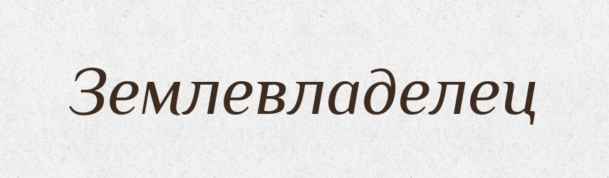 Землевладелец — Російсько-український академічний словник (А–П)