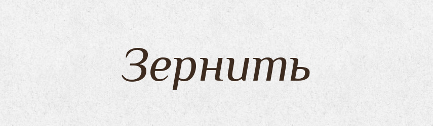 Зернить — Російсько-український академічний словник (А–П)