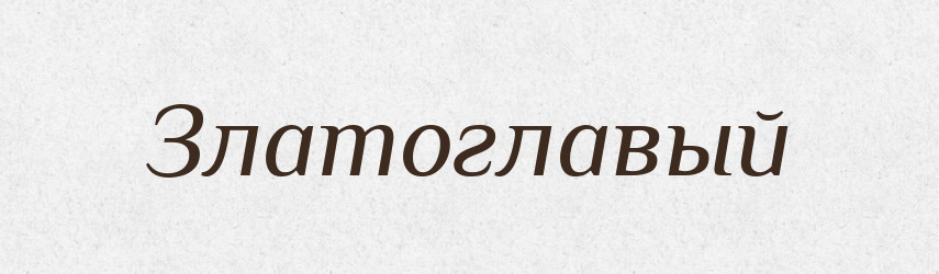Златоглавый — Російсько-український академічний словник (А–П)