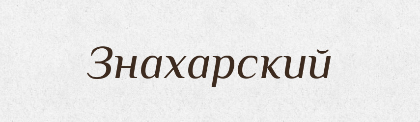 Знахарский — Російсько-український академічний словник (А–П)