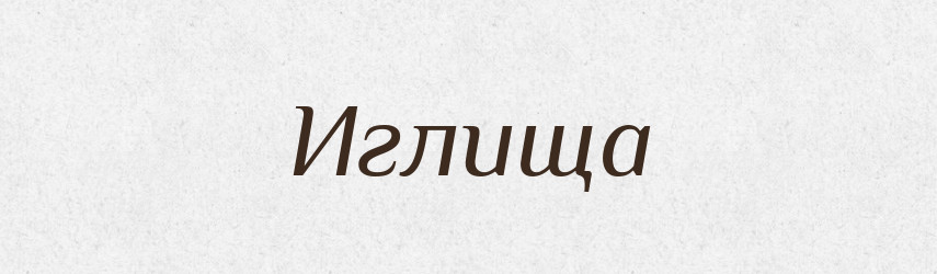 Иглища — Російсько-український академічний словник (А–П)