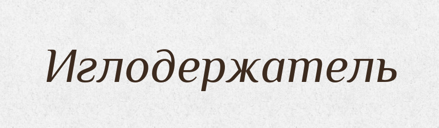 Иглодержатель — Російсько-український академічний словник (А–П)