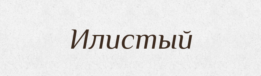 Илистый — Російсько-український академічний словник (А–П)