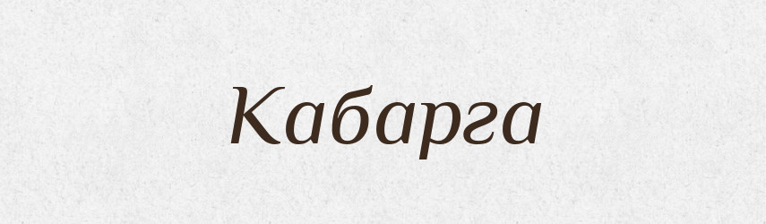 Кабарга — Російсько-український академічний словник (А–П)