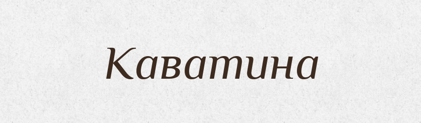 Каватина — Російсько-український академічний словник (А–П)